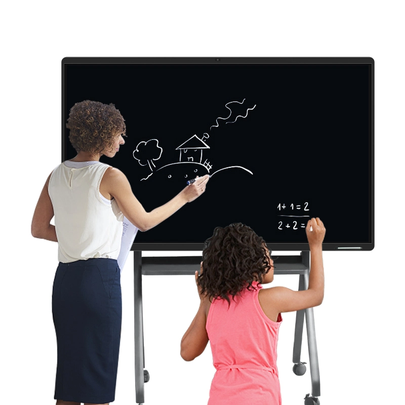 Back to School Supplies Office Supply 75 86 98 Inch Android/Windows Pen or Finger Touch All in One PC Iwb Interactive Whiteboard Touch Screen