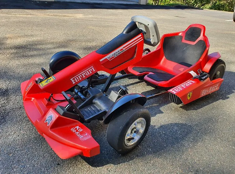 K9-1 Nivel Principiante Racing F1 Go Kart de energía eléctrica con carro loco simular el sonido del motor