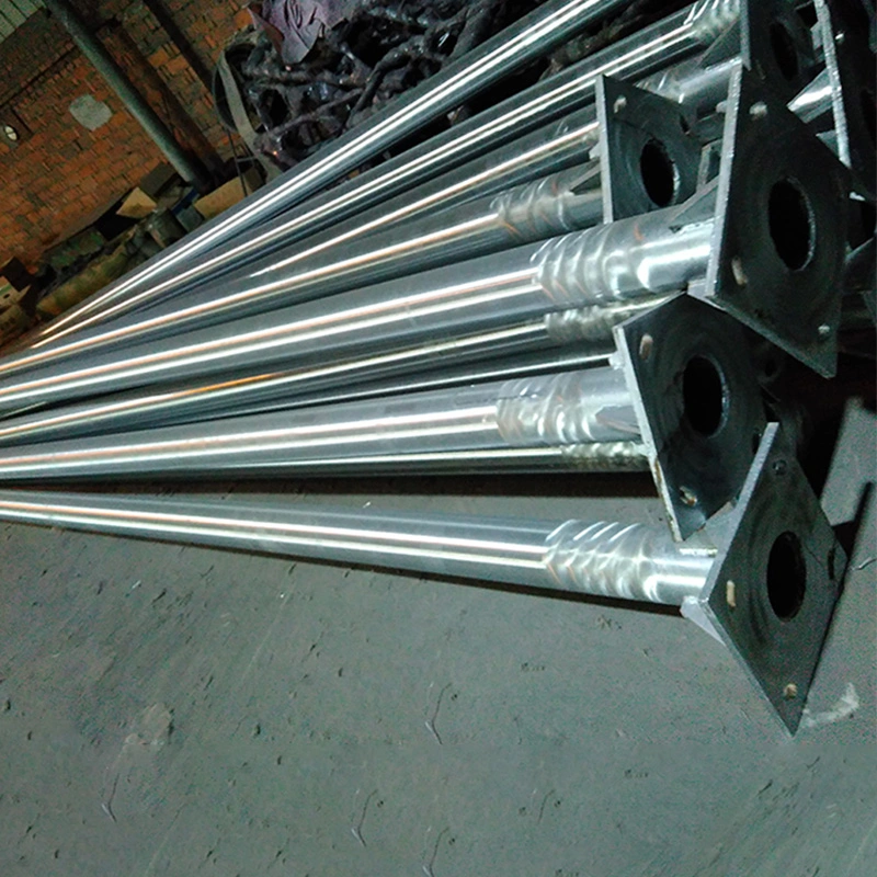 Galvanized Steel Used Street Lamp Pole Hot Sales