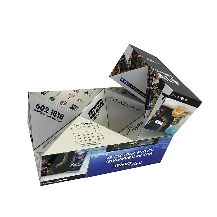 New Product Ideas Custom High quality/High cost performance  Calendar Advertising Gifts Folding Magic Cubes