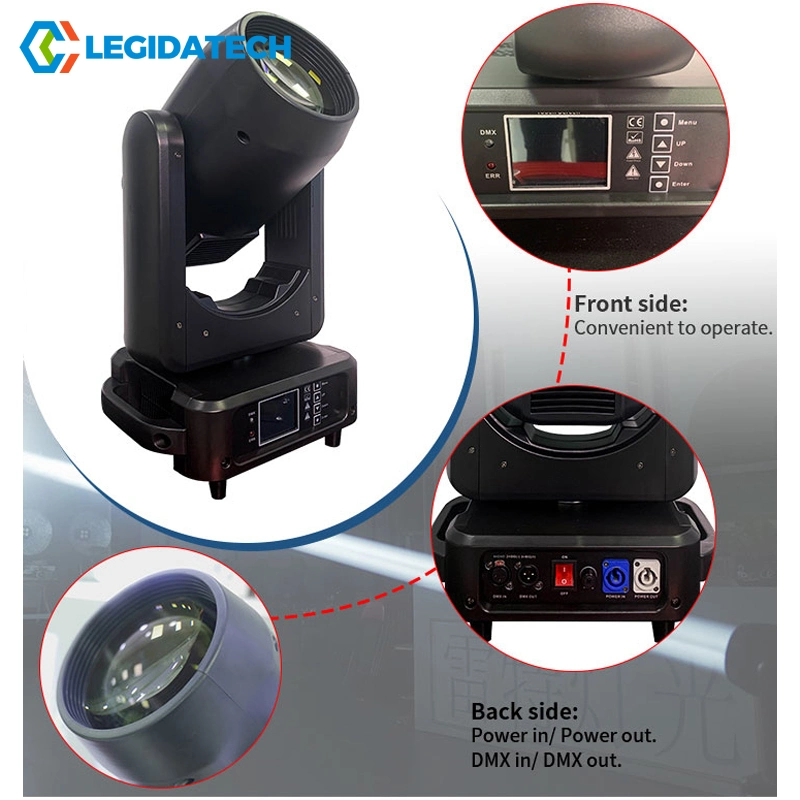 Legidatech LED Double Prism DMX Control 350W Stage Lighting Equipment Stage Lighting