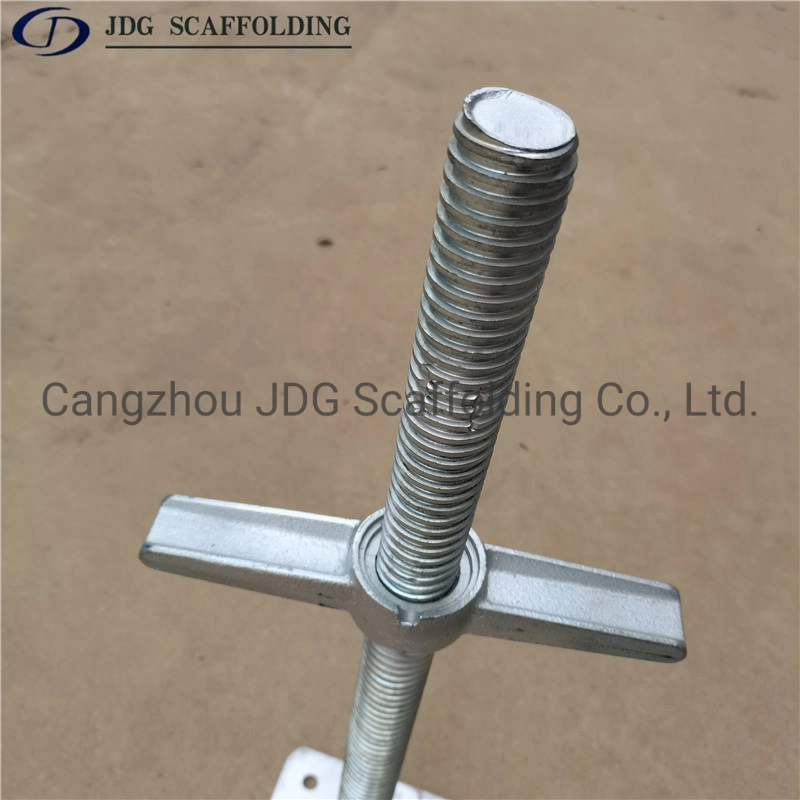 Scaffold Telescopic Stand Support Solid U Jack Base Screw Jack for Formwork Construction