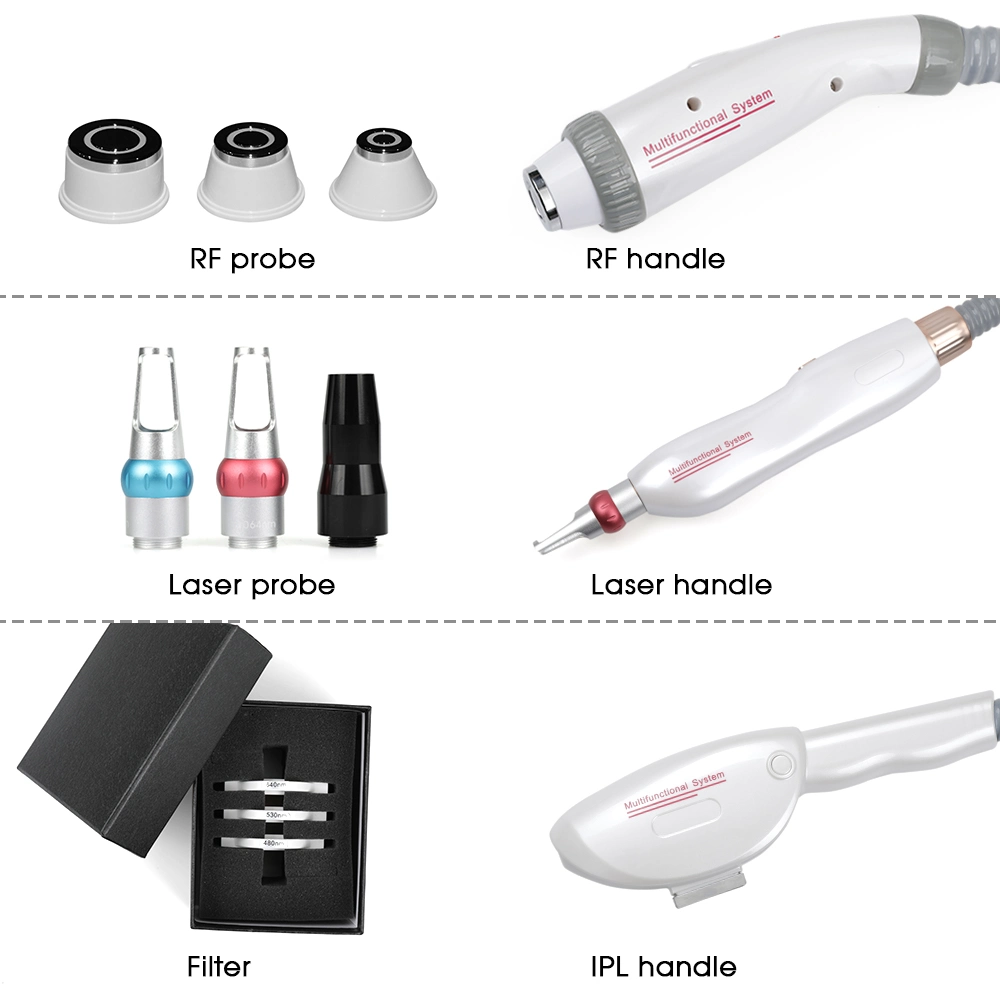 3 in 1 Hair Removal Machine Q Switched ND YAG Laser RF Device High quality/High cost performance  Laser Machine for Commercial