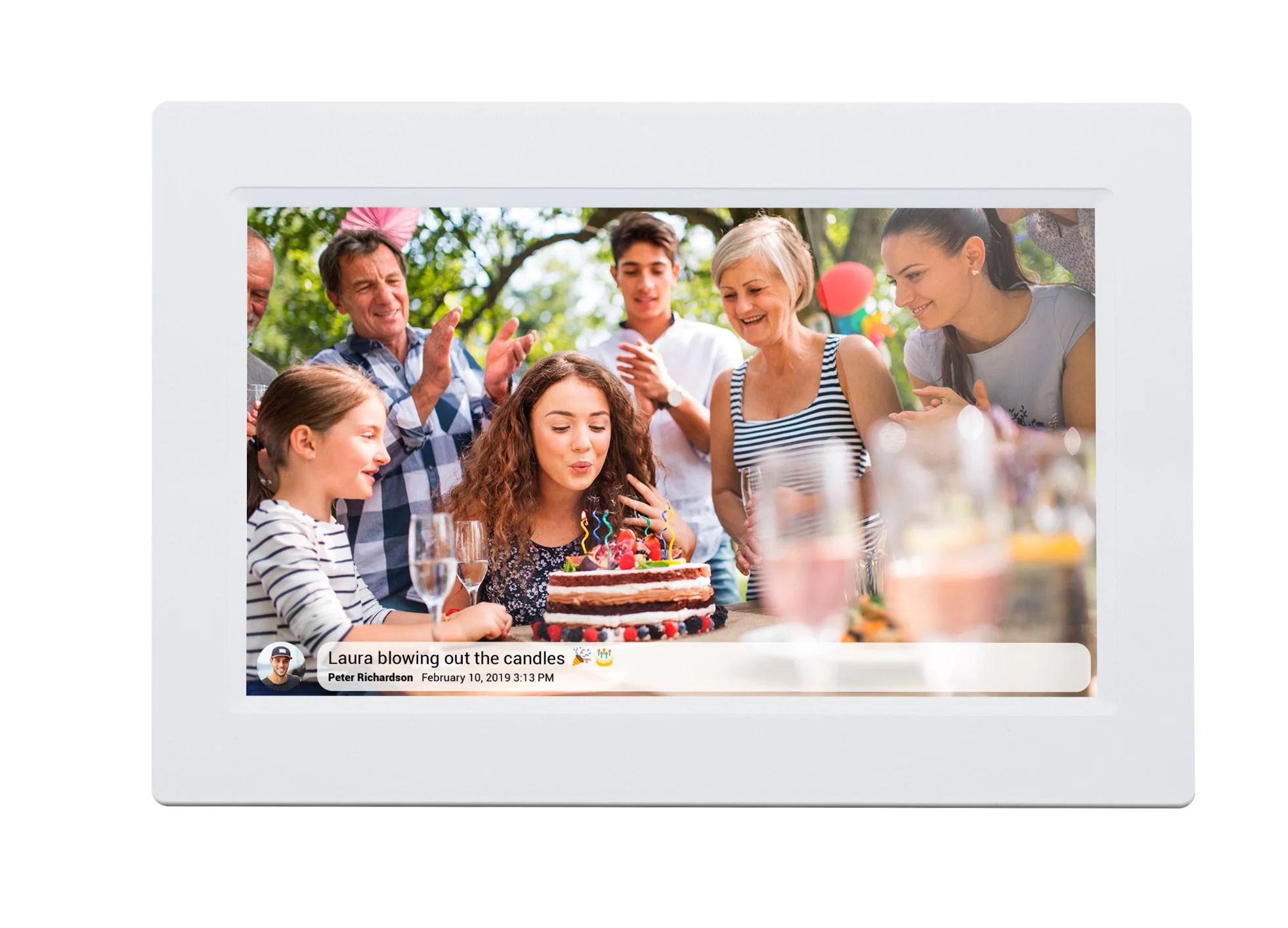 10.1 Inch Smart Android WiFi Cloud Digital Picture Photo Frame for Photo Sharing