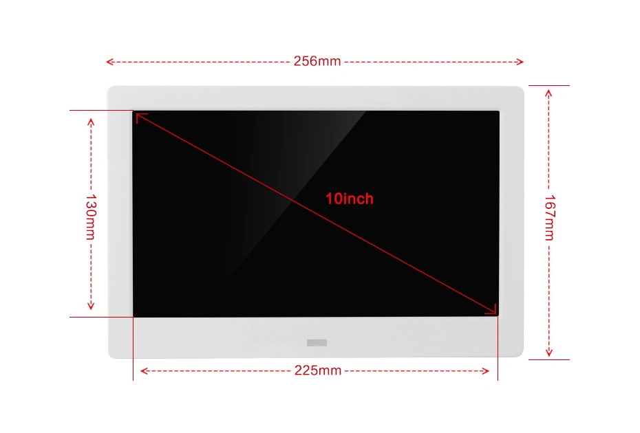 12 Inch USB SD Automatic Loop Advertising Machine Digital Photo Frame