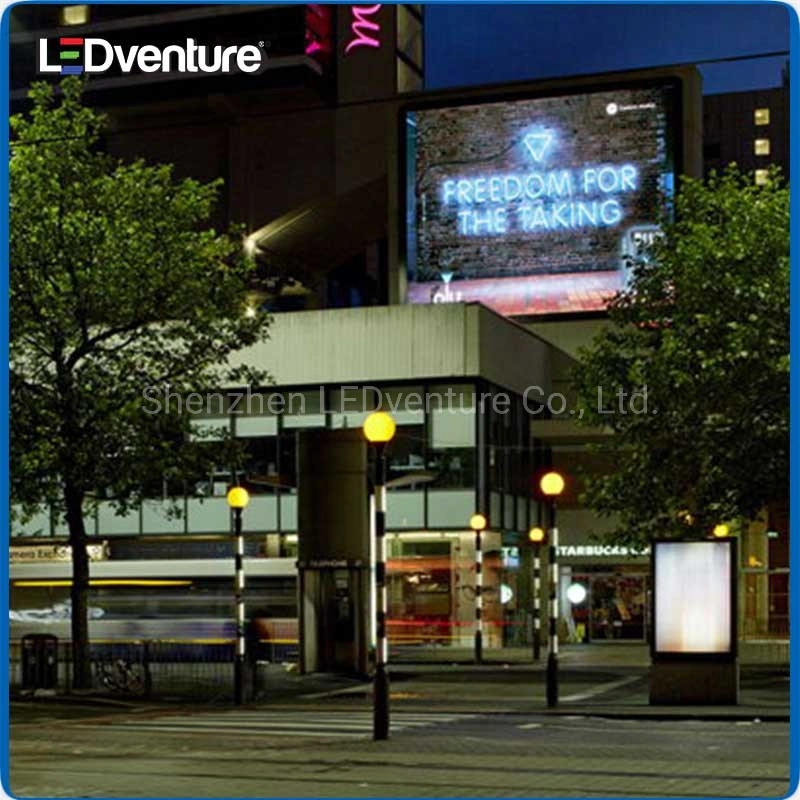 Affichage LED CMS commercial extérieur de la publicité grand téléviseur P10 Panneau d'affichage de la boîte lumineuse avec prix de gros