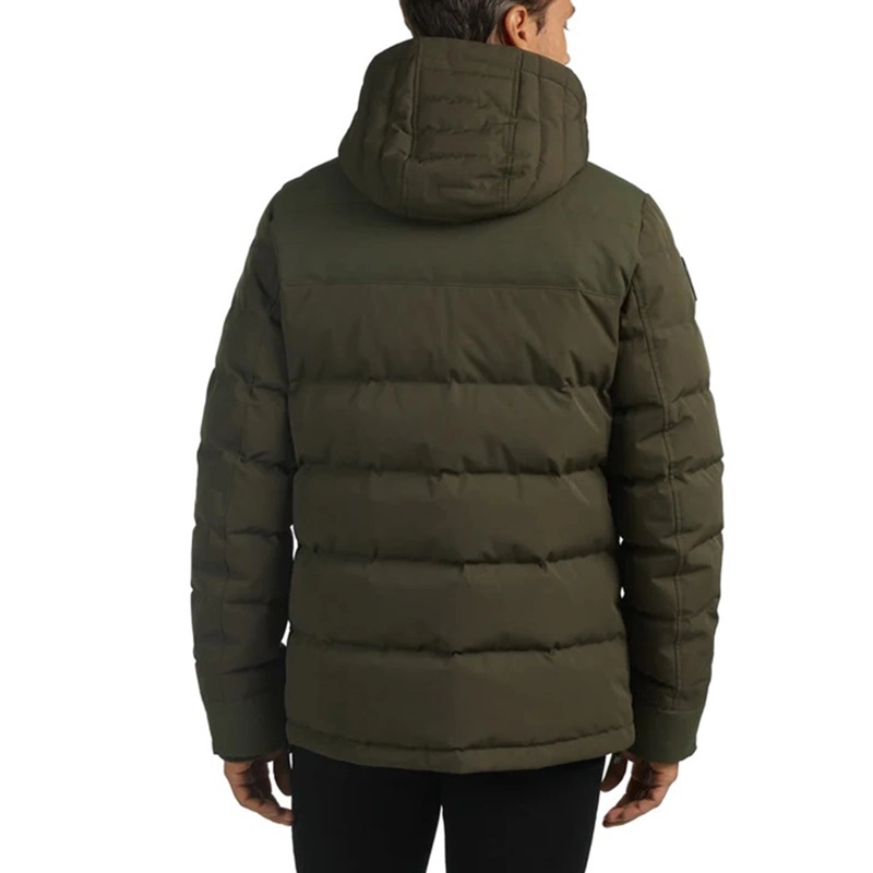 2023 qualité supérieure Short d'hiver léger pour hommes Softshell décontracté Veste matelassée en duvet NV-003 à capuche amovible