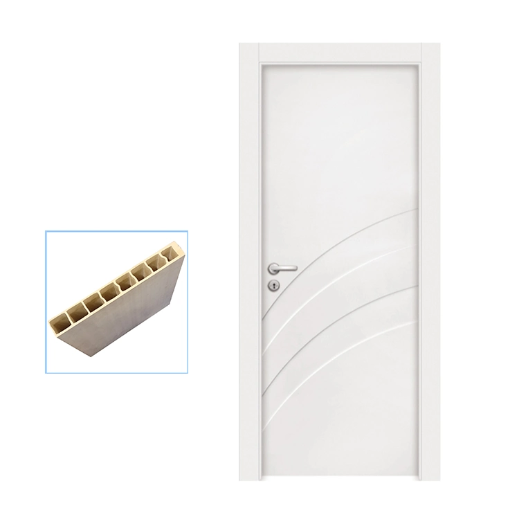 Hot Selling Waterproof and Anti-Termites Hollow WPC Interior Door with Frame in Israel Market