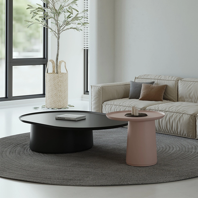 Top Popular Modern White Coffee Table for Sale Living Room Furniture Nordic Round Luxury Coffee Table