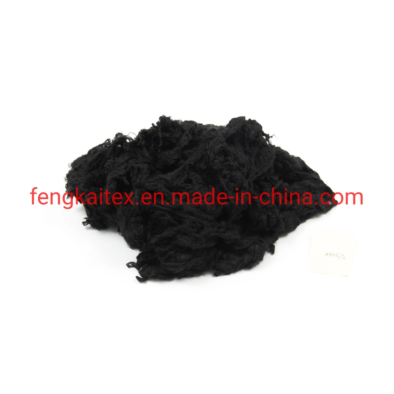 Virgin Quality Viscose Fiber Black Color for Spun Yarn Production