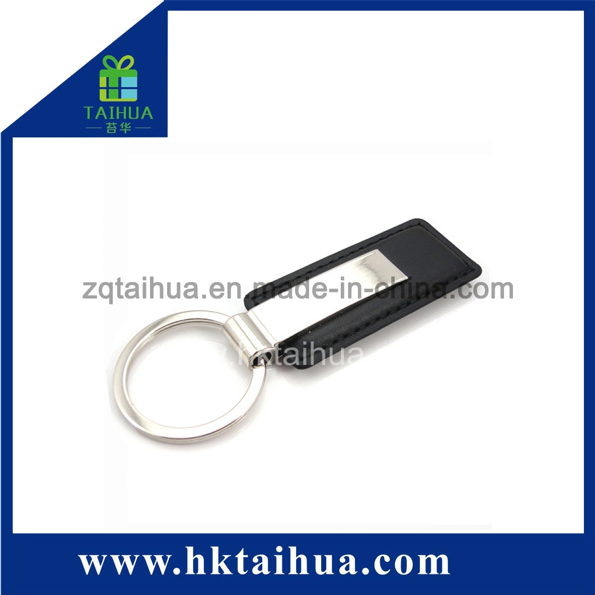 Hot Custom Leather Keychain with Metal (TH-05064)