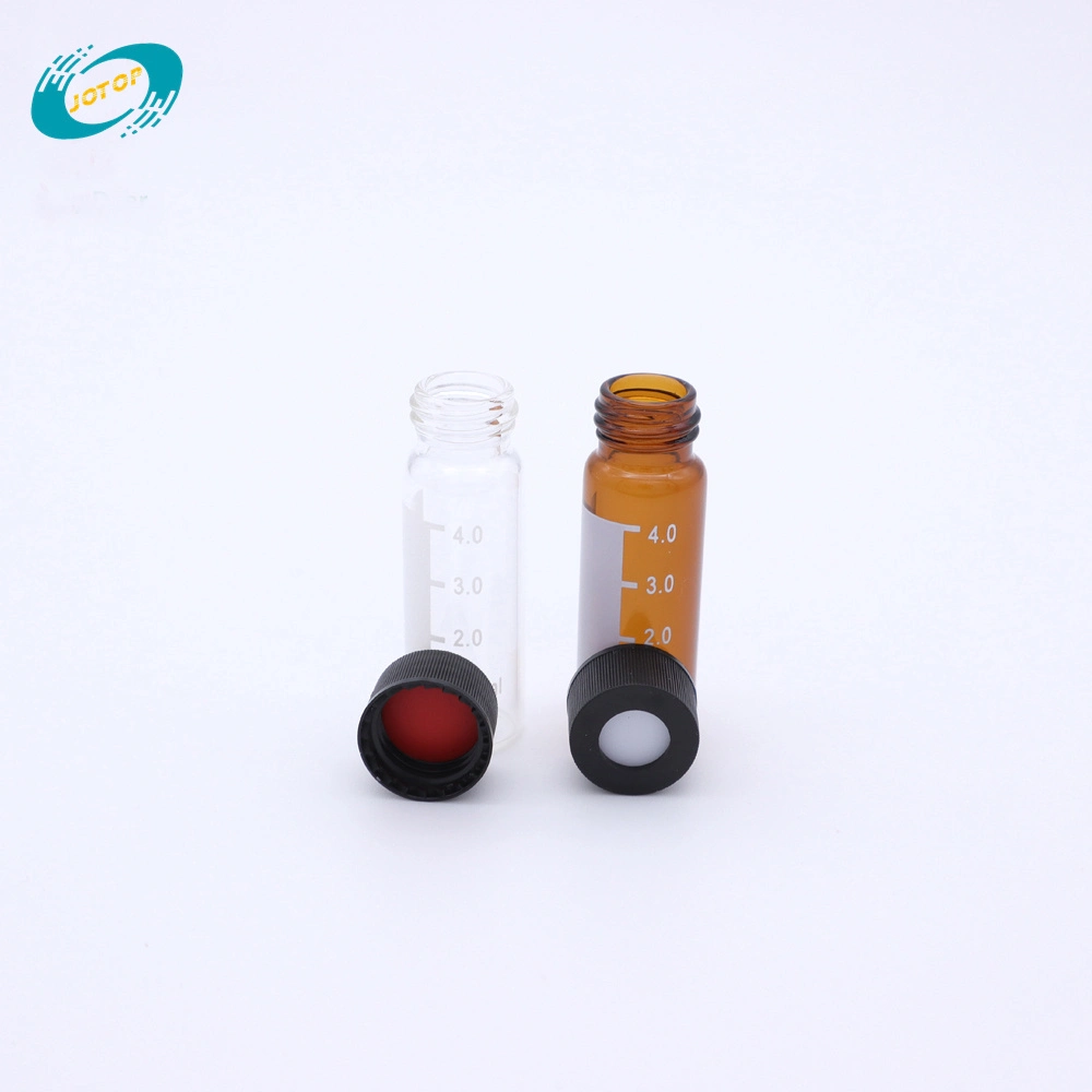 Autosampler HPLC Amber Glass Vial Bottles with Write-on Spot