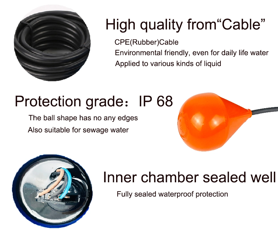 Высококачественный датчик шарика Lp68 переключатель жидкостного плавающего режима с ABS Органа
