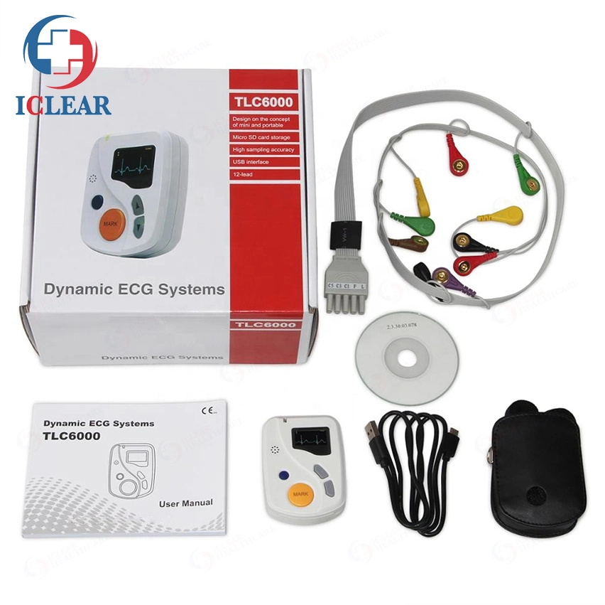 Medical Device ECG Monitor 24 Hour Record 3/12 Leads Dynamic ECG Systems