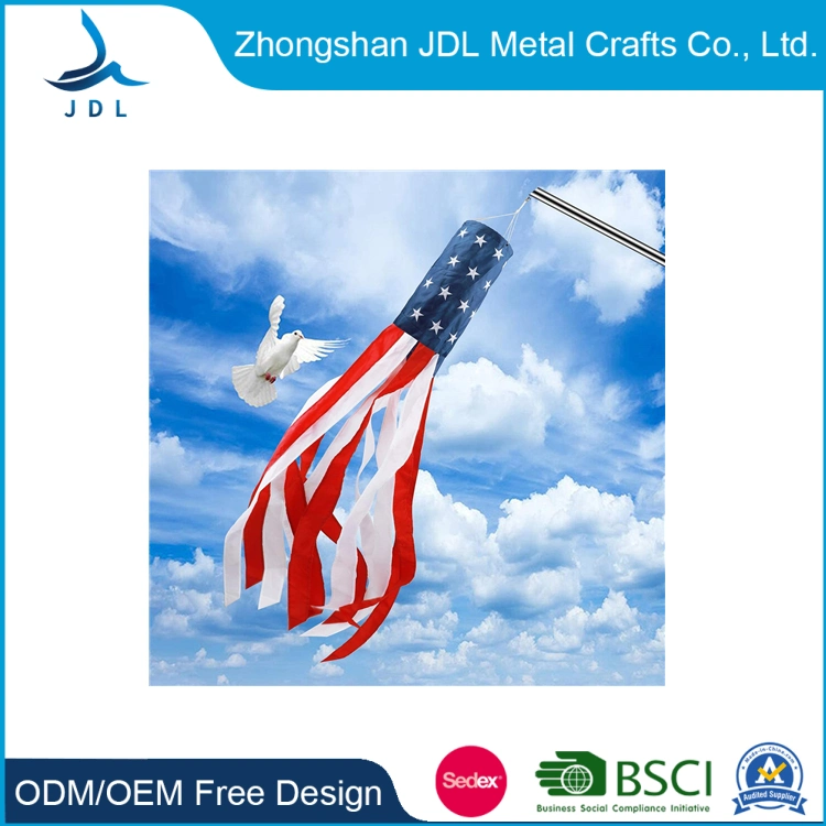 Advertising Color Teardrop Digital Printing Ready to Ship Polyester Fabric Flag Banner Windsock