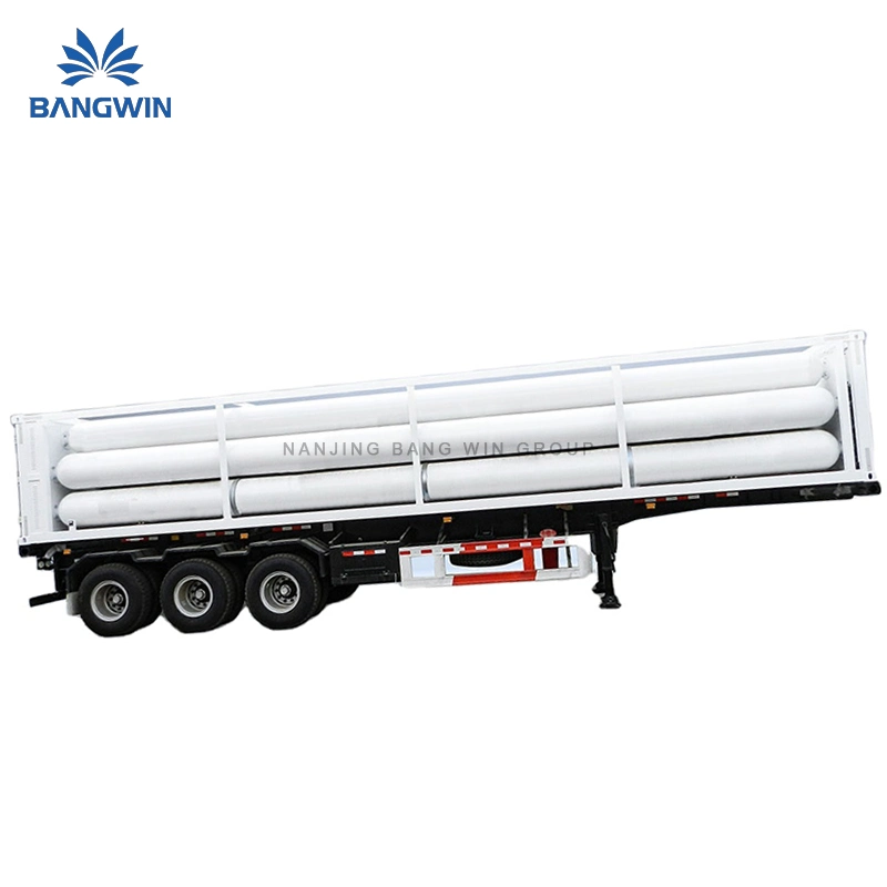 High Pressure Cylinder Bundle Long Tube Tank Trailer Tube Bundle Container