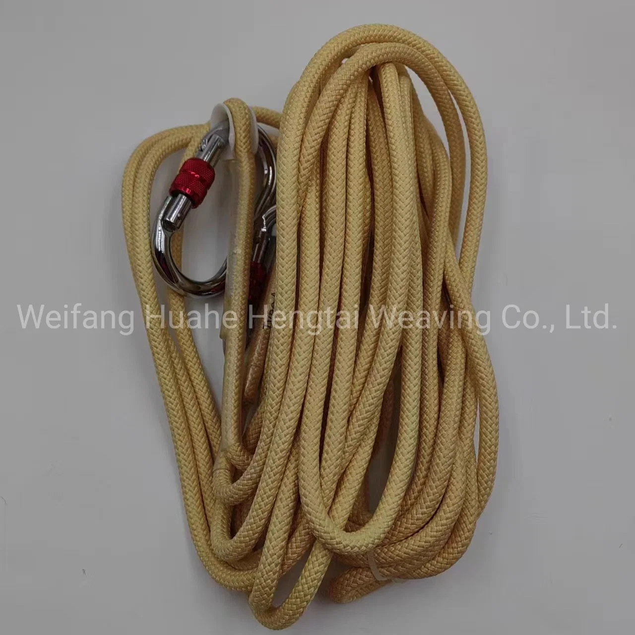 Strong Tensile Force and Aligned Aramid Rope Fire Retardant