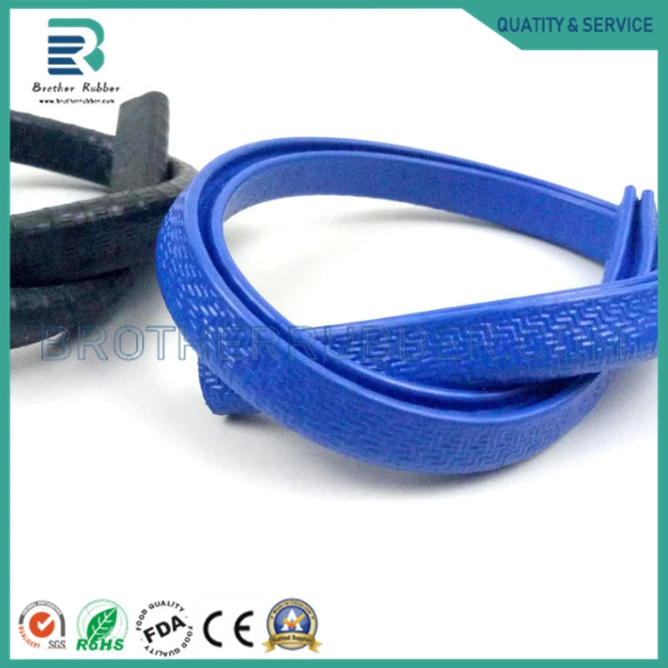 Black Hollow PVC Plastic Seal Strip PVC Rubber Strip for Equipment