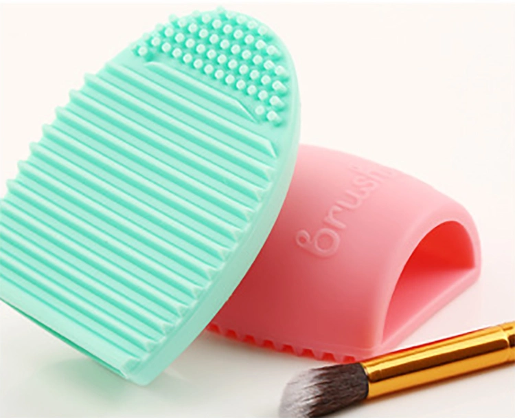 Makeup Brushes Cleaner Silicone Pad Cosmetic Eyebrow Brush Cleaner Tool Brush Washing Tool Scrubber Brush Cleaning Pad
