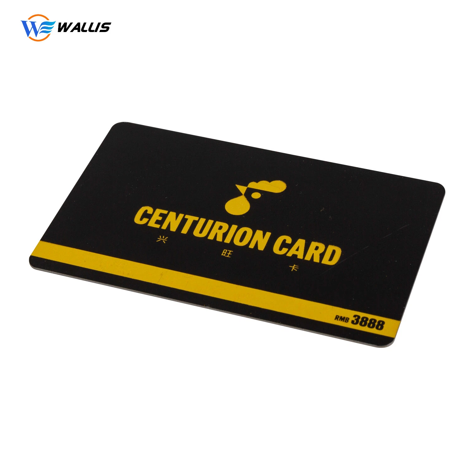 Sample Free VIP Membership Employee Gold Base Color Identification Discount PVC Plastic Card