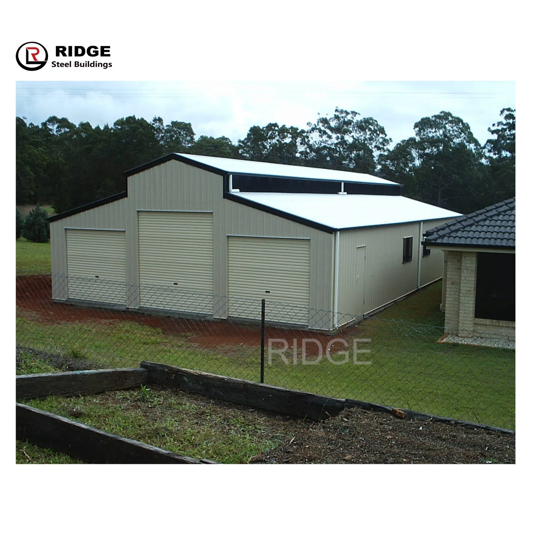 Steel Structure Warehouse Workshop Purlin Steel Beam Side Shed Z-Shape Prefab Storage