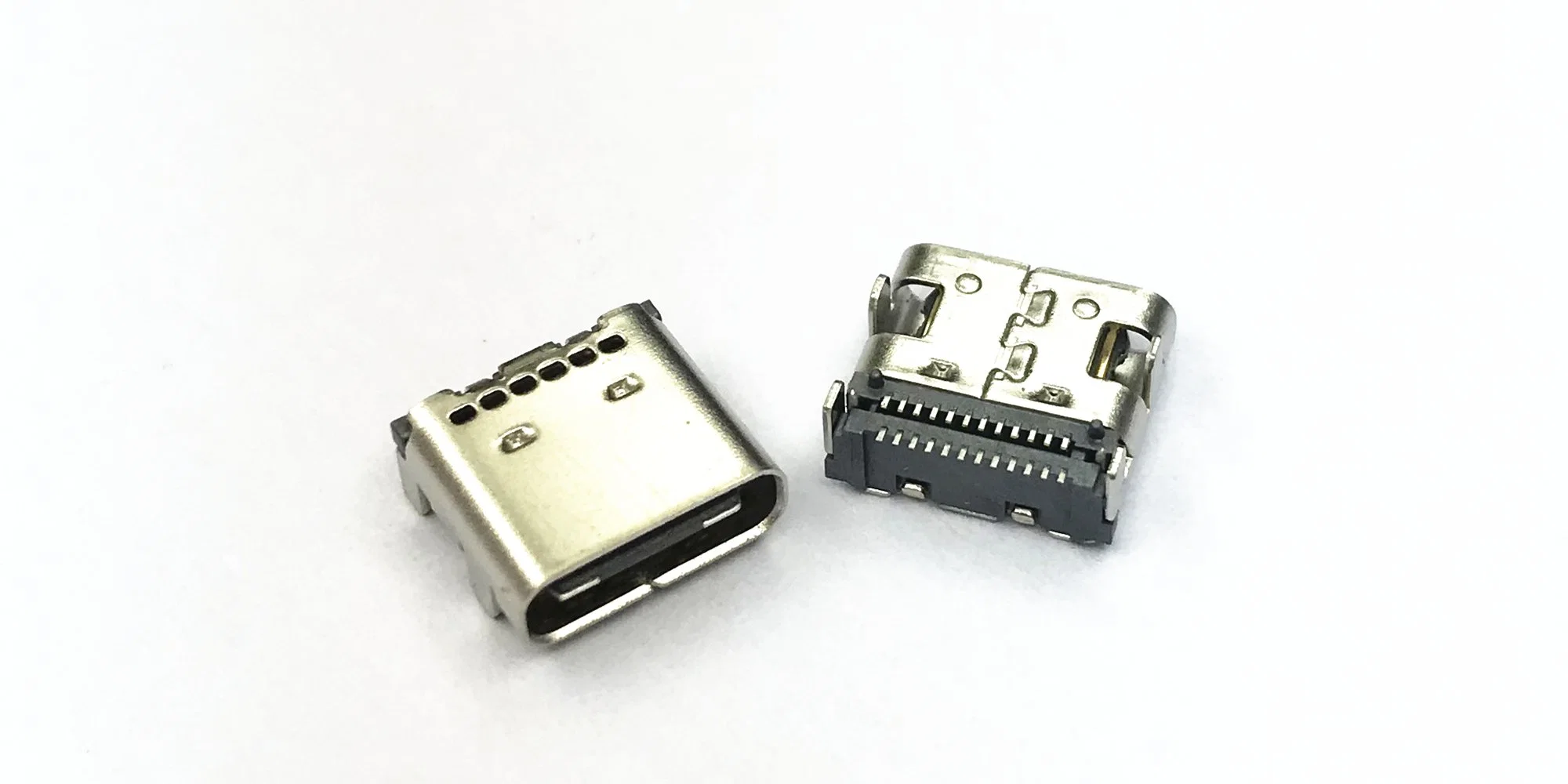 USB Connector Female 6 16 24 Pin DIP USB-C Type a B C Socket 2.0 3.0 SMT Female Male Sunk Plated Type-C Connector for PCB