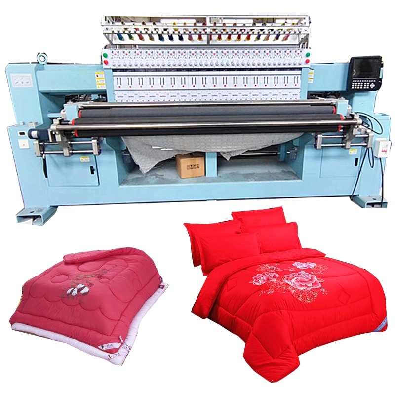 Korean Multihead Textile Quilt Embroidery Quilting Machine Home Bedding Manufacturers