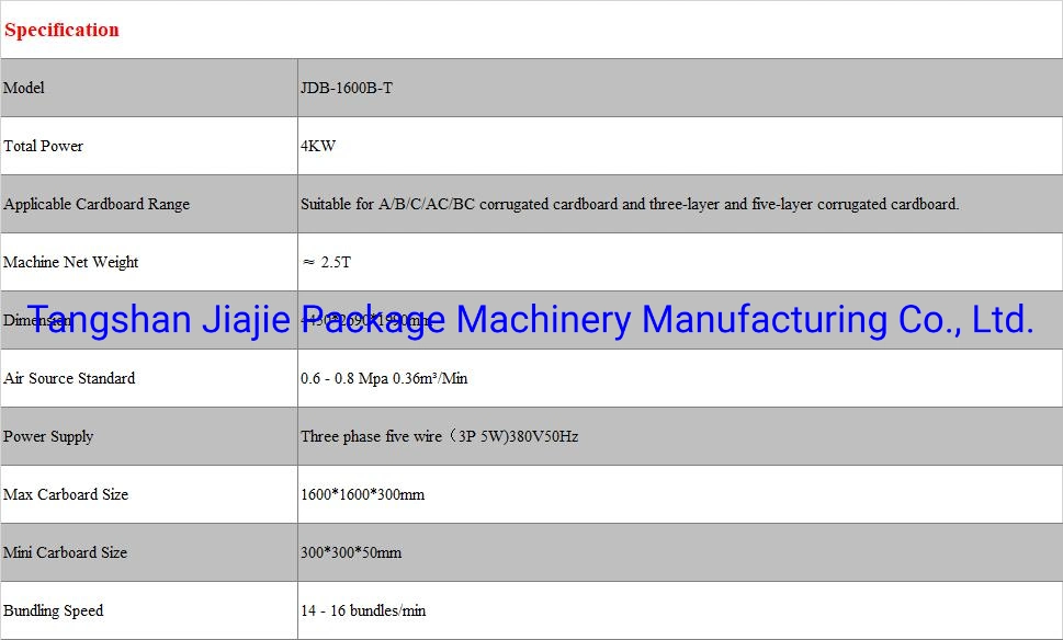 O Jdb-1600B-T caixa de papelão Double-Head automática de pacotes de alta velocidade máquina de embalagem