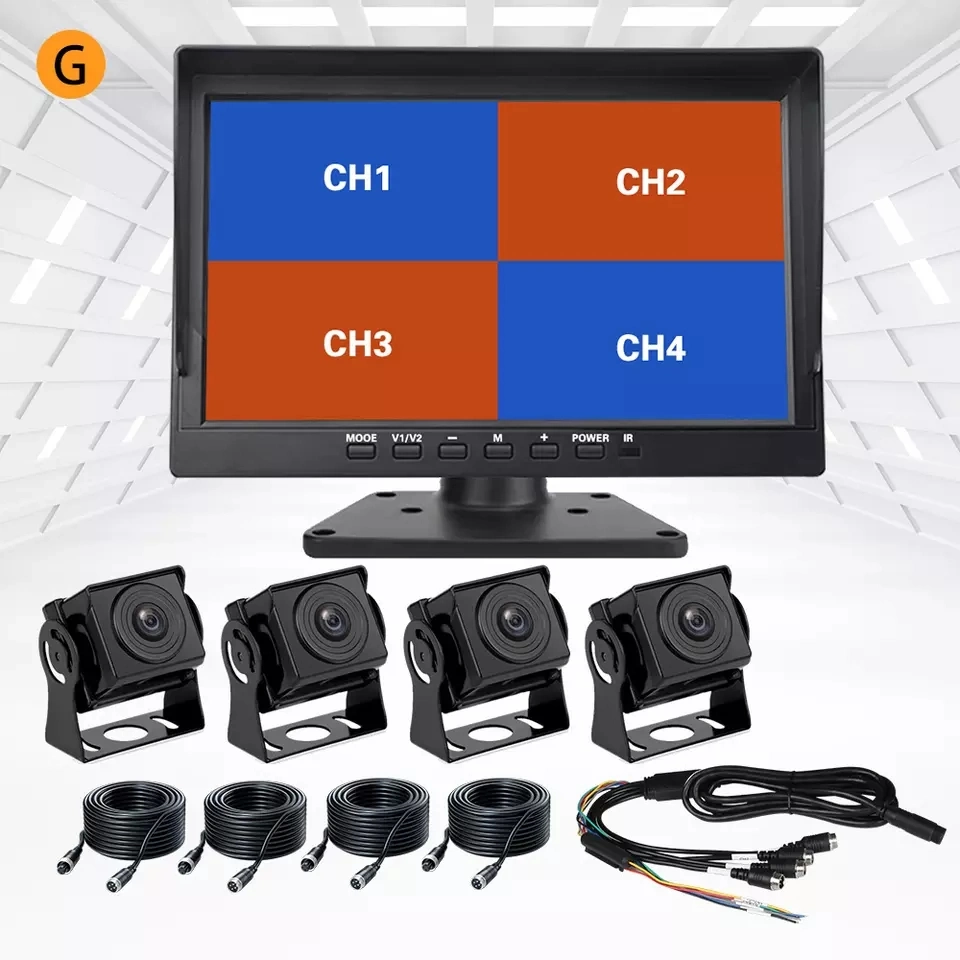 10.1inch Monitor with 4CH 1080P Rearview Camera Car Rear View Camera System