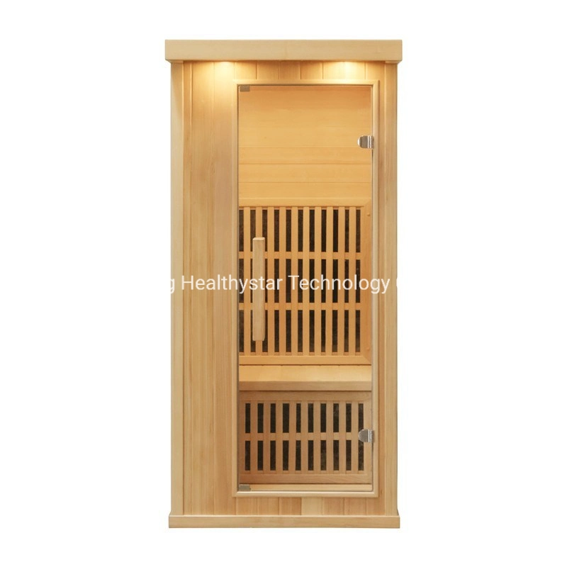 Manufacturer of Hemlock Wooden Sauna Room for One Person