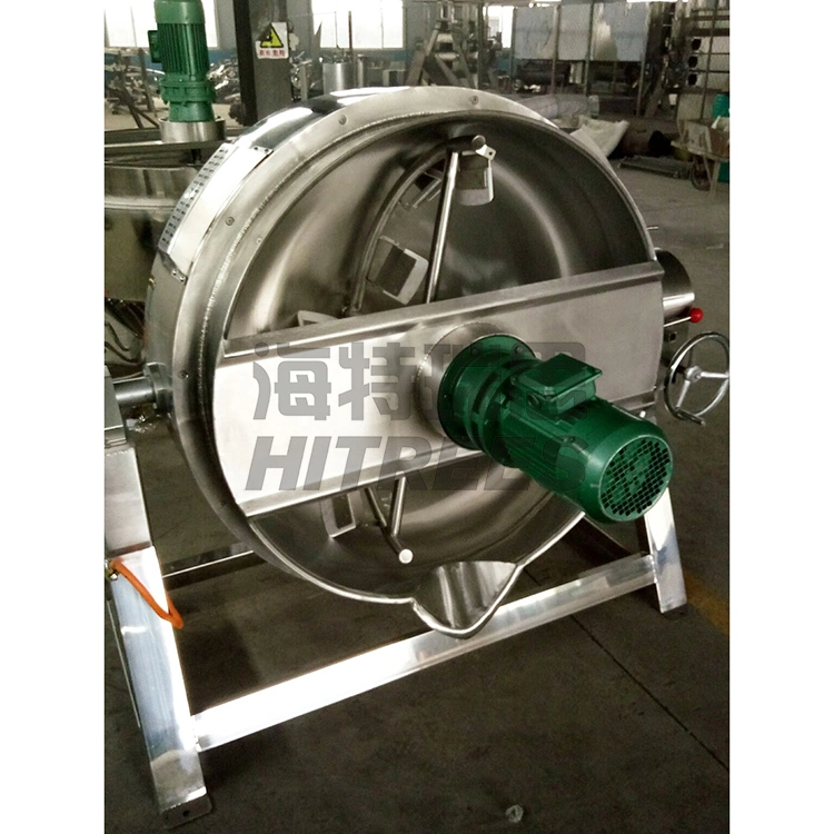 Factory Price of Tiltable Interlayer Boiler Steam Jacket Kettle Cooking Pot