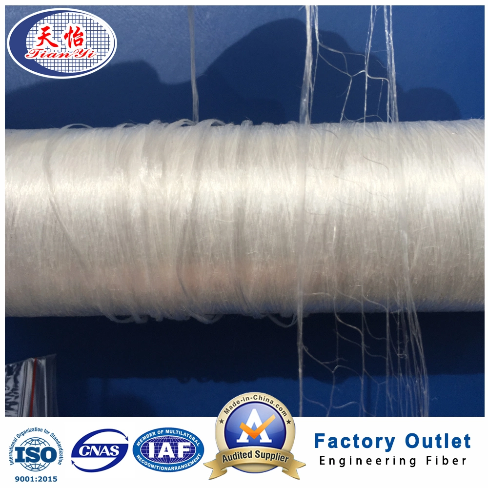 Plastic Steel Fiber 100% Cement Mix Polypropylene Fiber PP Macro Fiber Building Material