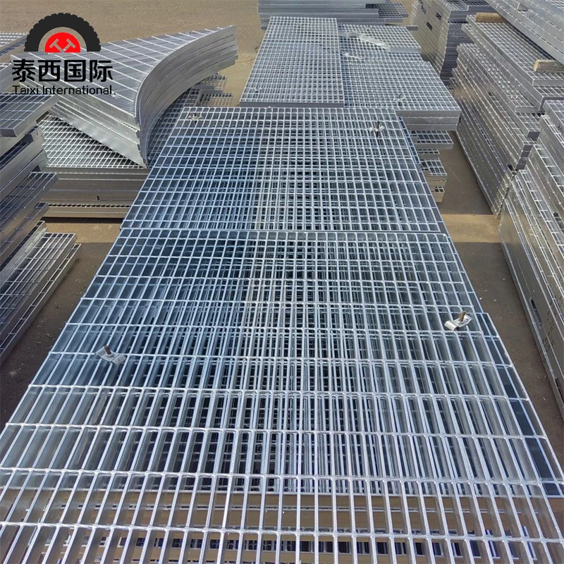 Hot DIP Galvanized Plain Bar Grating Flat Bar and Twisted Bar Drain Cover Catwalk Grid Platform Metal Walkway Platform