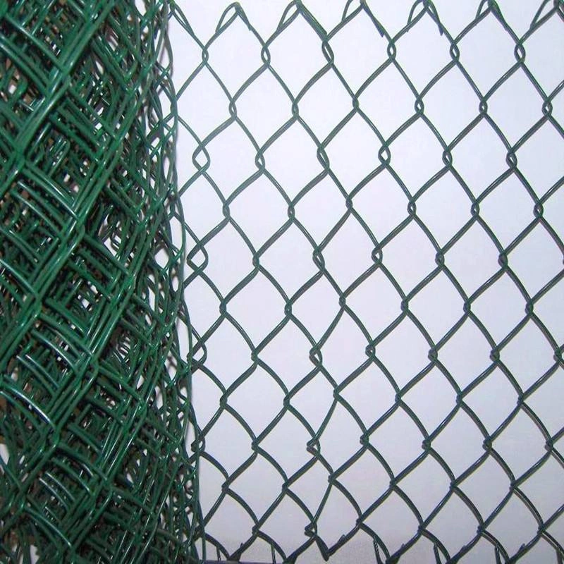 Galvanized PVC Coated Chain Link Panels Wire Rolls Fencing Chain Link Fence Farm Fence Garden Fence Galvanized Gabion Wall