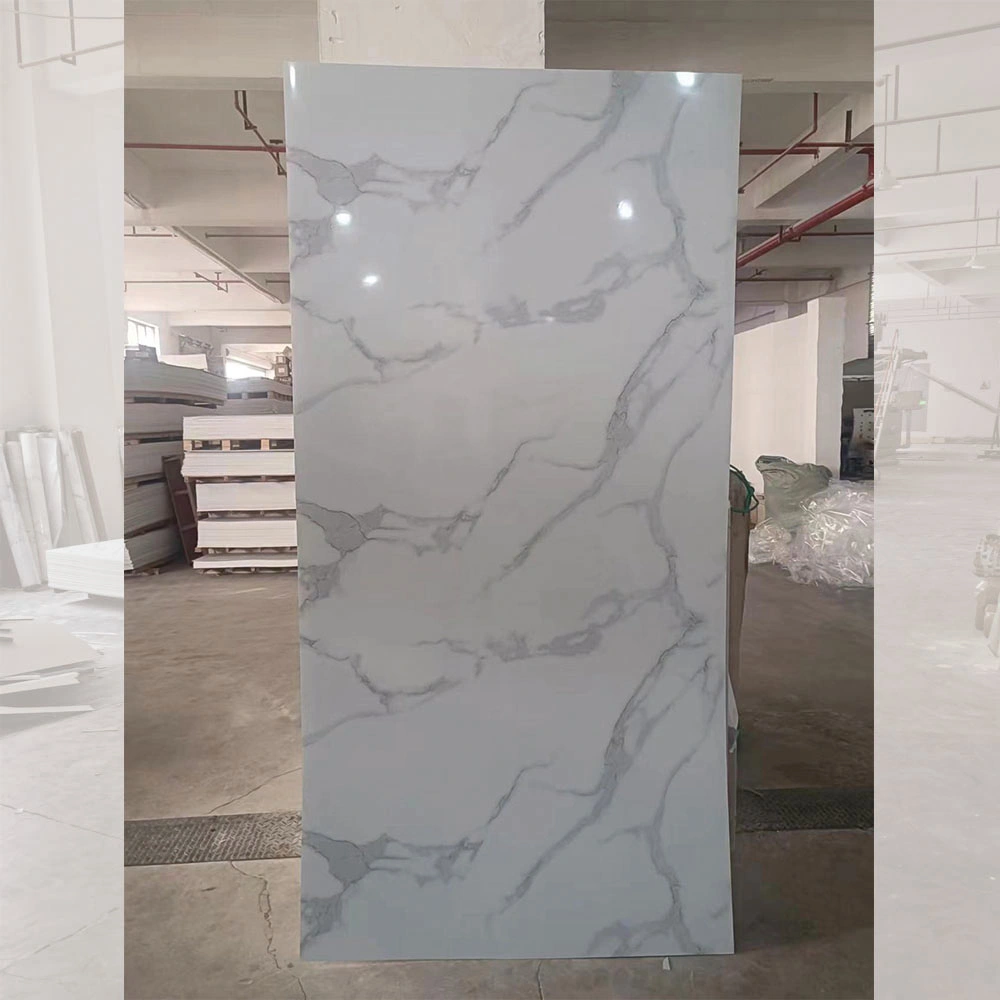 Scratch Resistant Floor Sheet PVC Marble Sheet Decoration Marble