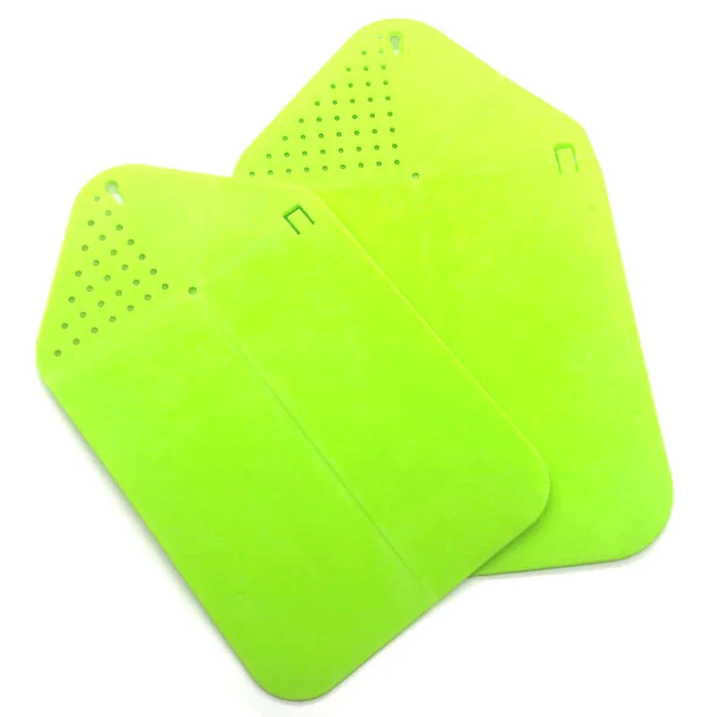 Kitchen Multi-Function Flexible Plastic Collapsible Chopping Board Vegetable Strainer Foldable Cutting Board