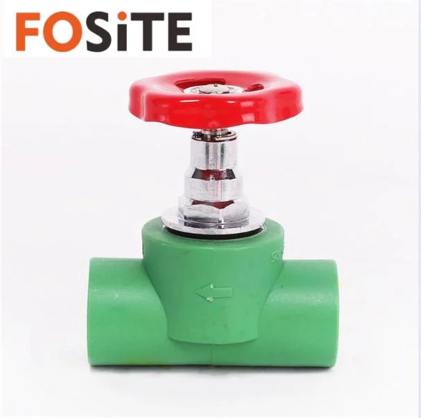 Fosite Wholesale/Supplier Green Color PPR Pipe Fittings Plastic Union Water Ball Valve