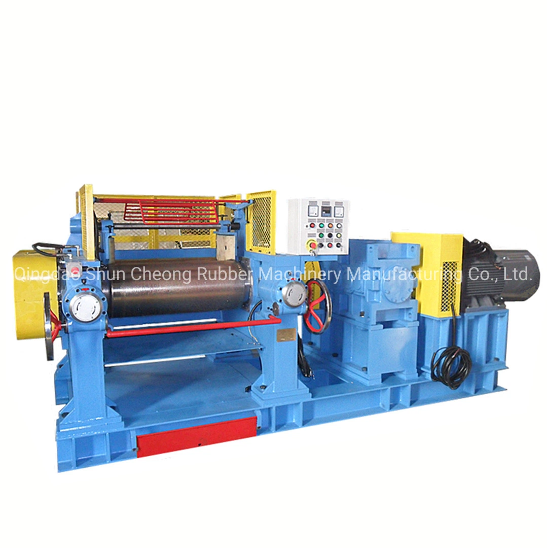 Silicone Plastic Granule Process Two Roller Rubber Open Mixing Mill Machine