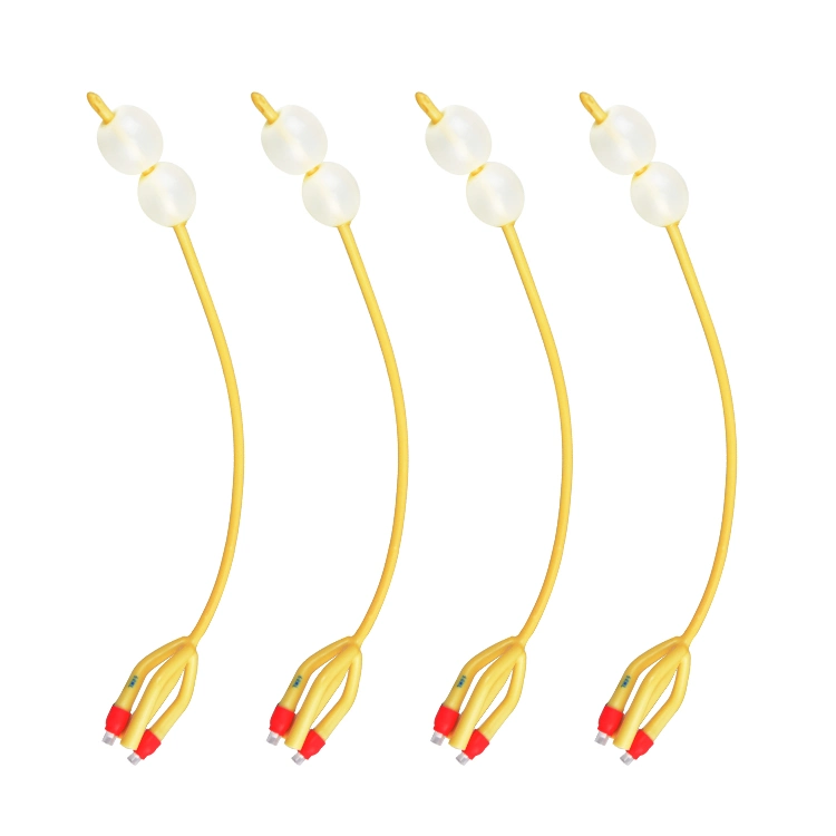 4 Way Double Balloons Foley Catheter