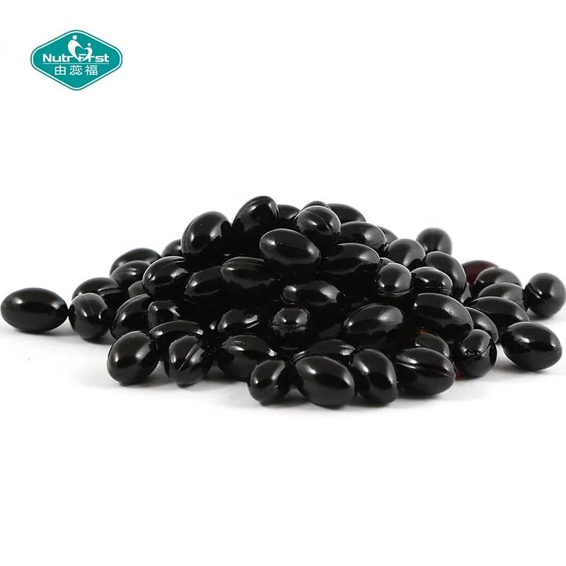 Custom Label Cold Pressed Source Nigella Sativa Softgel Black Seed Oil Capsules for Hair Growth Skin Health