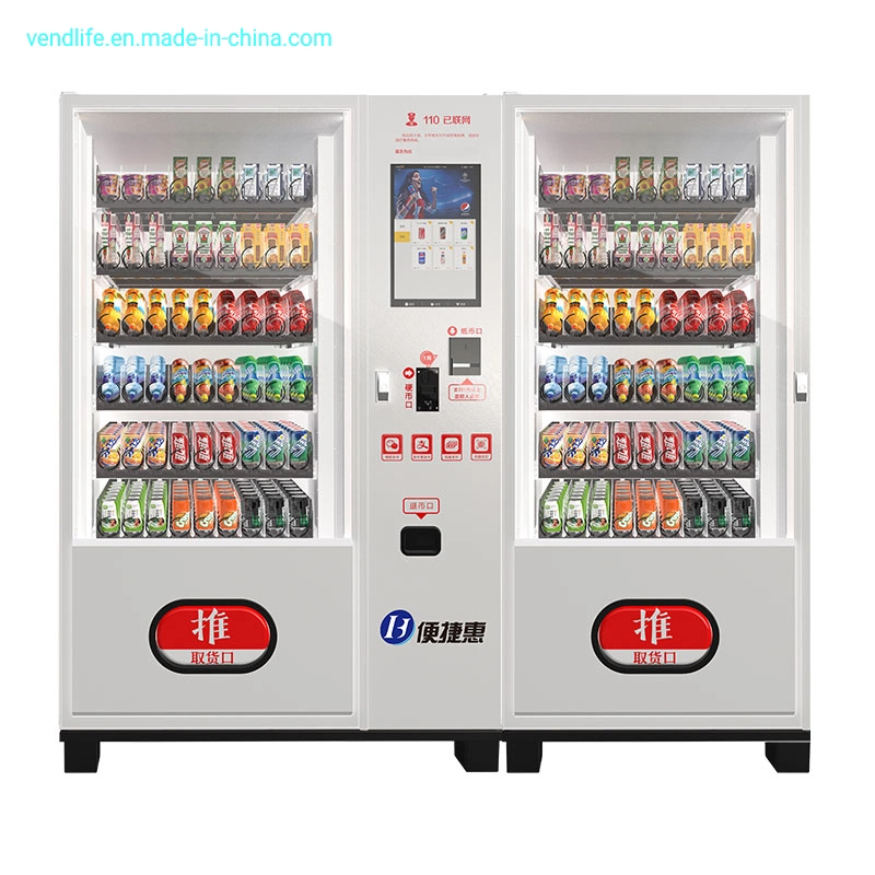 24h Advertise Self-Service Makeup Vendlife Vending Machine Drinks Snacks Pink Hair Vending Machine Video Booth