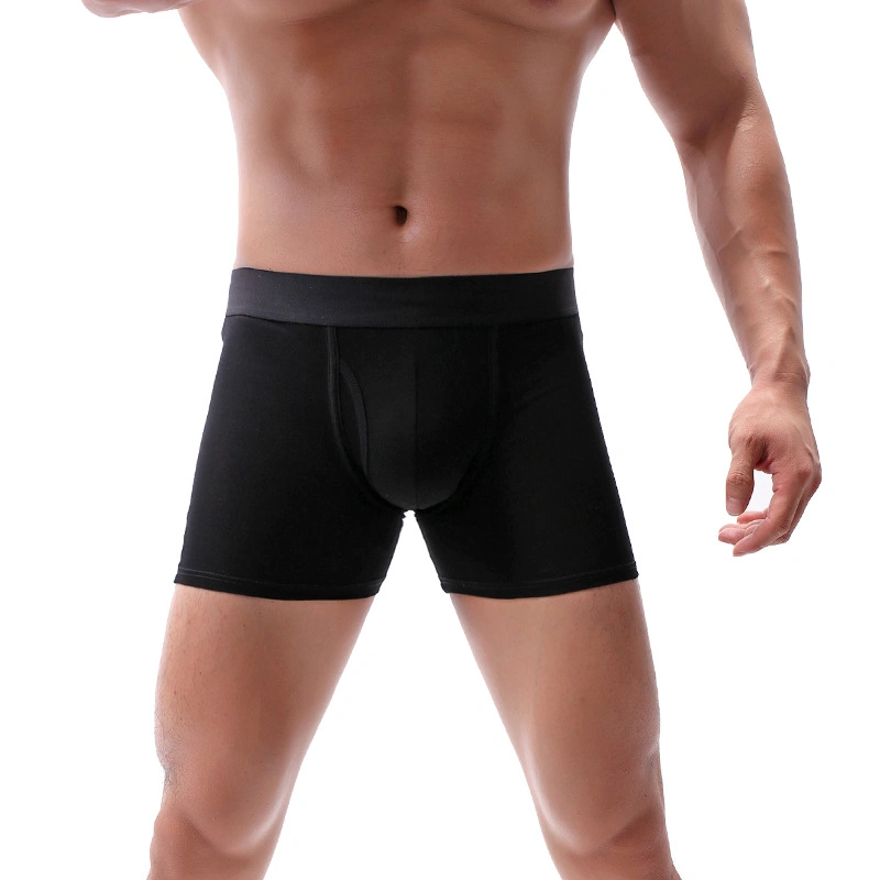 Underpants Manufacturer Comfortable Breathable Sporty Custom Logo Men Boxer Briefs Boxer Shorts