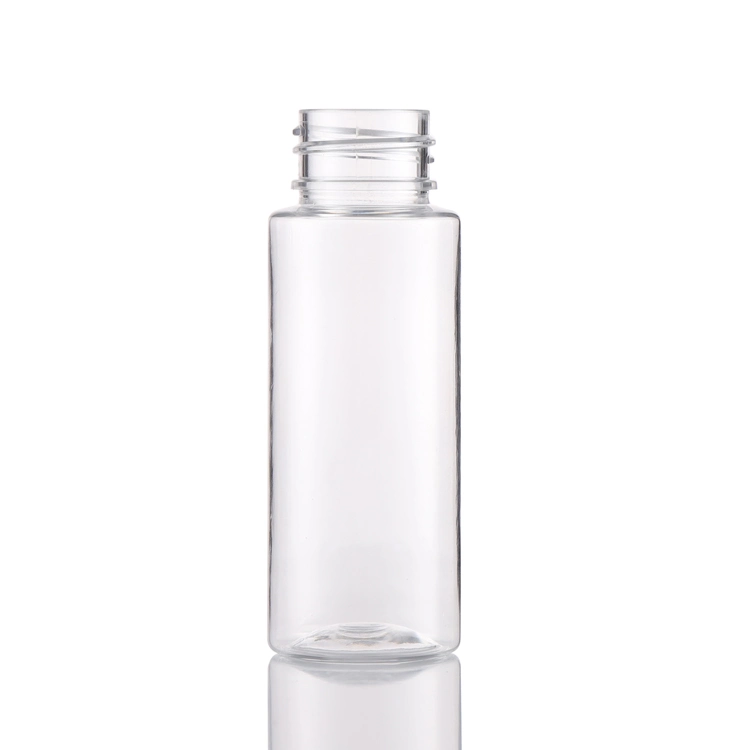 50ml Transparent Pet Plastic Bottle with Round Shoulder (ZY01-B011)