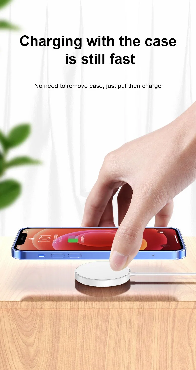 Factory Directly Sale High quality/High cost performance  15W Strong Magnetic Mini Portable Wireless Super Fast Charger