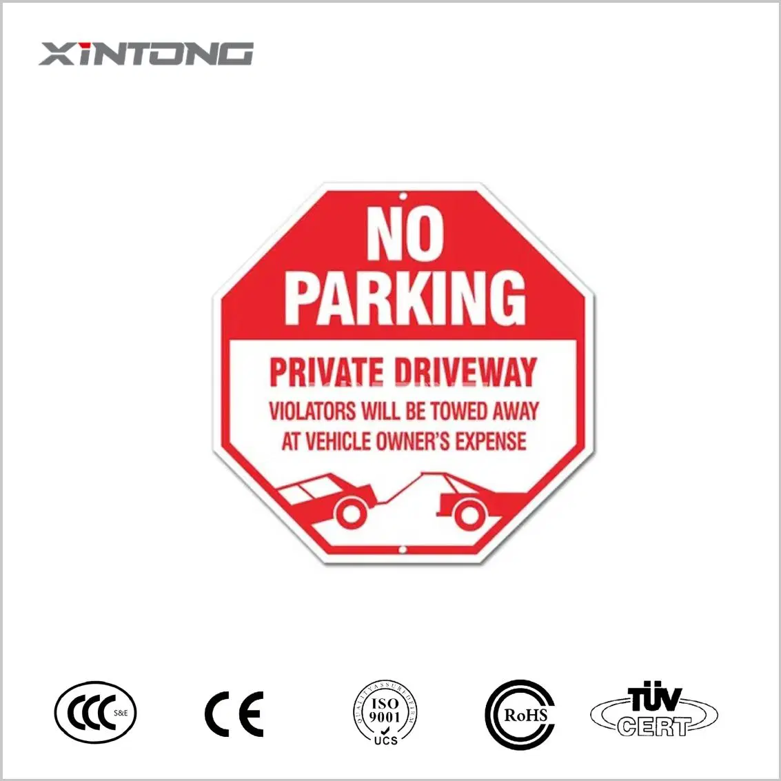 Square Round Triangle Customizable Aluminum Sign Traffic Sign in Indonesia