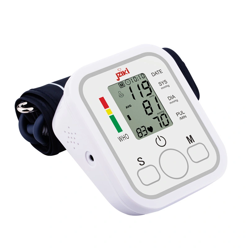 Jziki Talking Automatic Upper Arm Tensiometer Sphygmomanometer Digital Blood Pressure Monitor