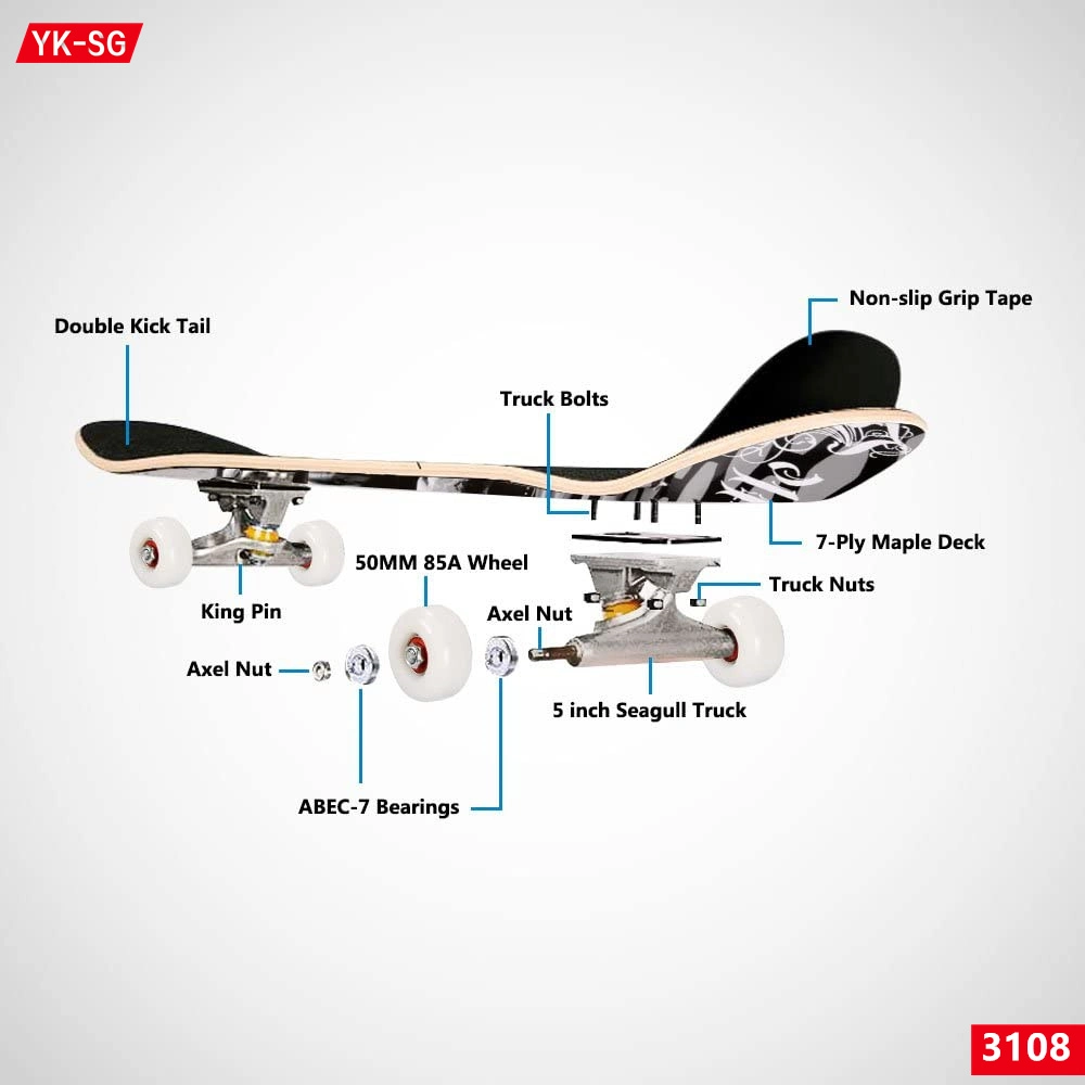 Großhandel Skate Board Hohe Qualität Ahorn Skateboard