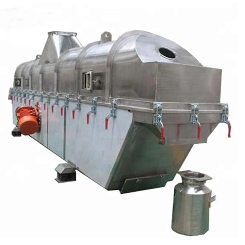 Hot Sell Continuous Vibrating Fluidized Bed Hot Air Dehydrator Machine Drying Oven for Vinasse Dryer Equipment