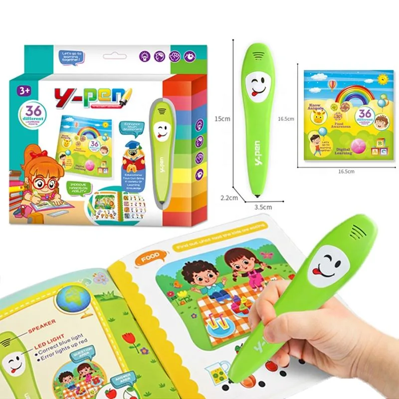 2023 New Talking Learning Machine for Kids Toy English Sound Reading Book Kids Smart Digital Talking Pen