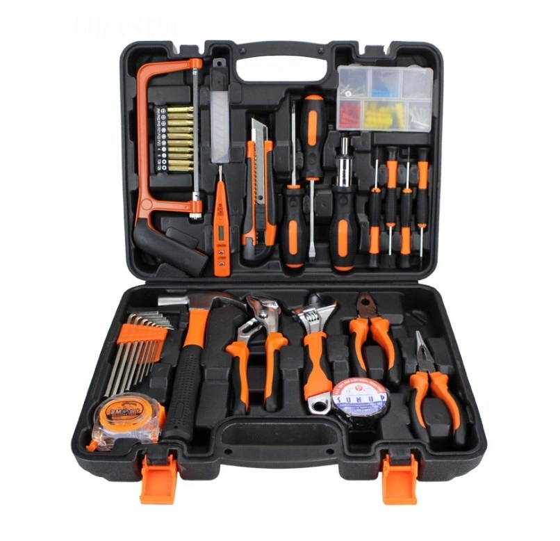 Household Tool Set 38 PCS Hardware Tool Set Multi-Functional Combination of Tools Hammers Pliers Saws Screwdrivers Wrenches